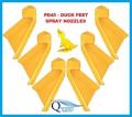 PD45  POLY DUCK FEET SPRAY NOZZLES