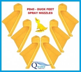 PD45  POLY DUCK FEET SPRAY NOZZLES