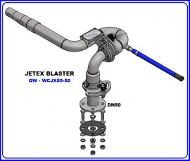 WATER CANNON DN50 JETEX BLASTER - 316SS